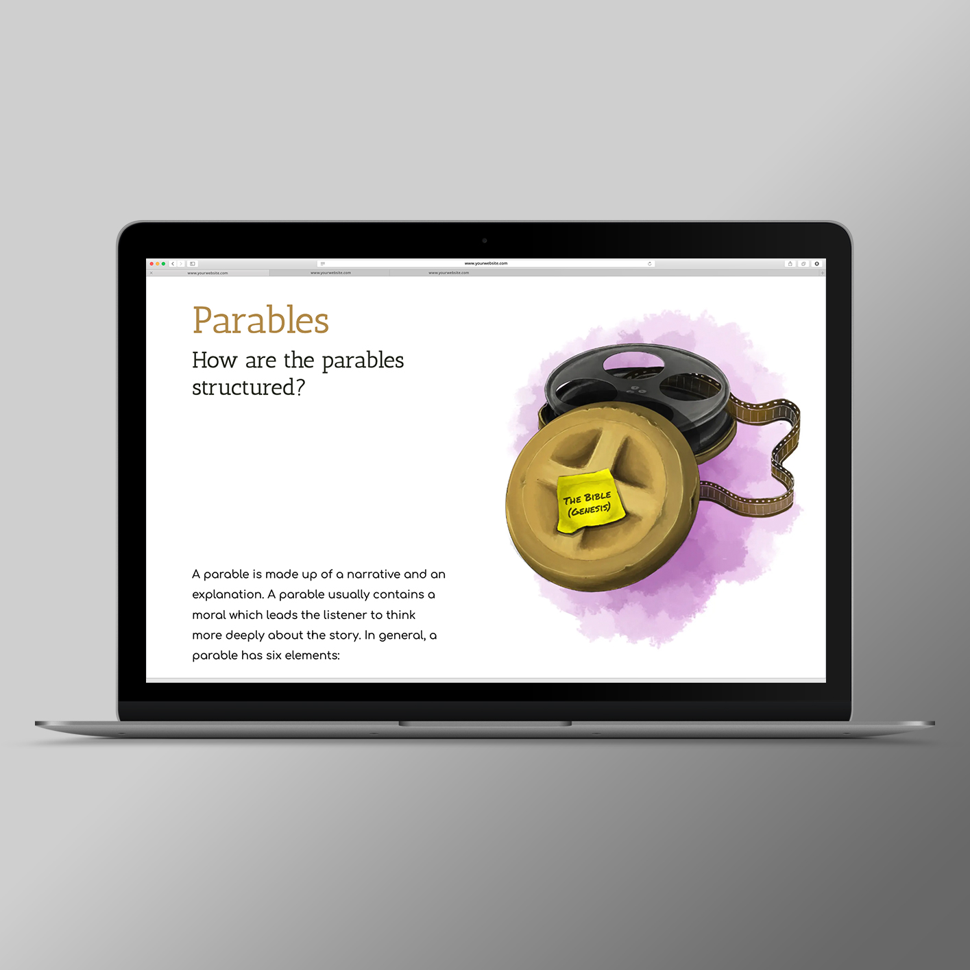 This is a portfolio piece.